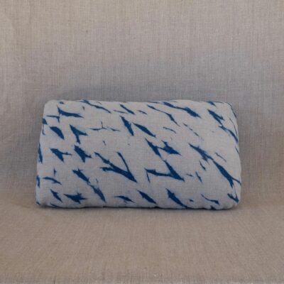 Nui shibori indigo cushion cover