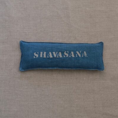 Lavender linen indigo eye masks
