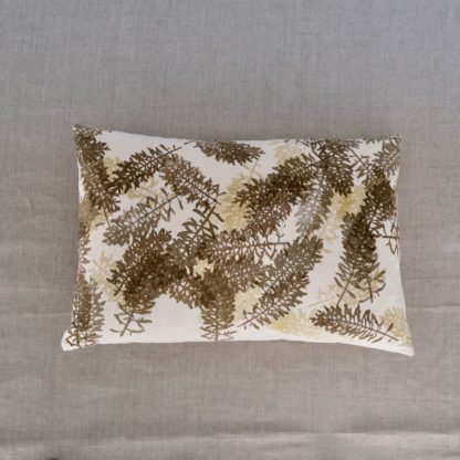 Leaf prints cushion, Mei Line