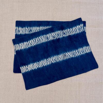 Mei Line indigo shibori place mat